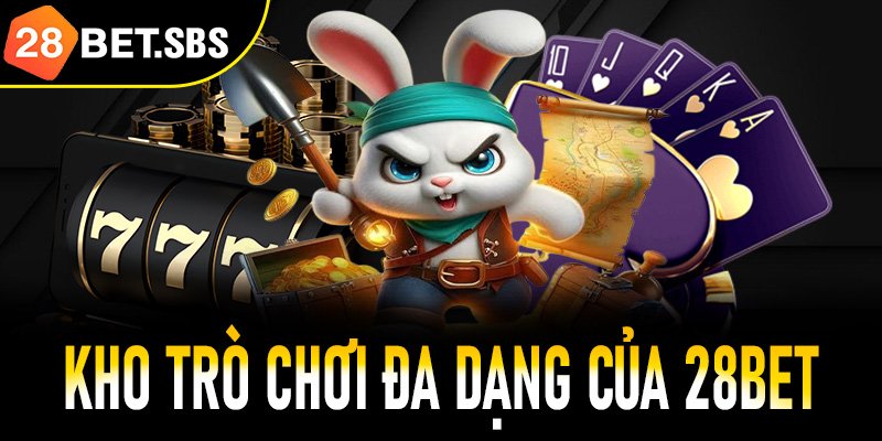 Kho trò chơi 28bet đa dạng đáp ứng tối đa nhu cầu giải trí