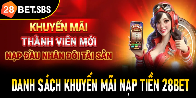 Danh sách những chương trình ưu đãi hấp dẫn khi nạp tiền 28Bet