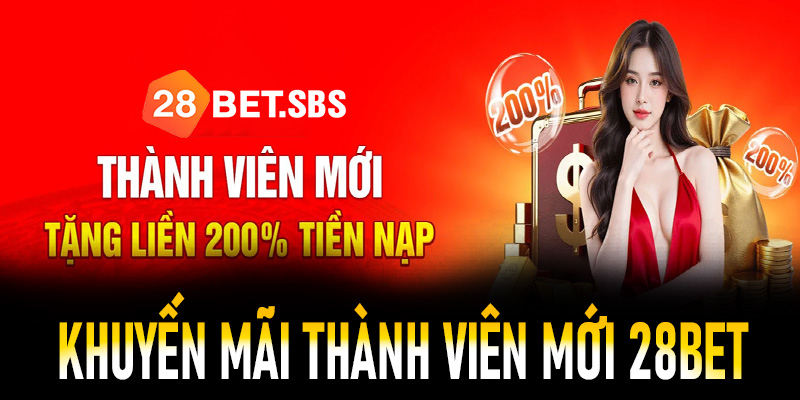 Khuyến Mãi Thành Viên Mới 28Bet - Ưu Đãi Hấp Dẫn Nhất 2025